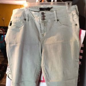 Torrid sage green jegging sz 18